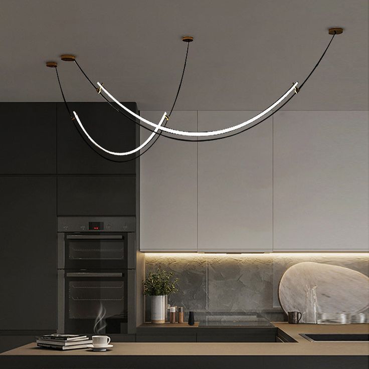 Modern Nordic Belt Chandelier β 2025 Luxury LED Hanging Ceiling Light