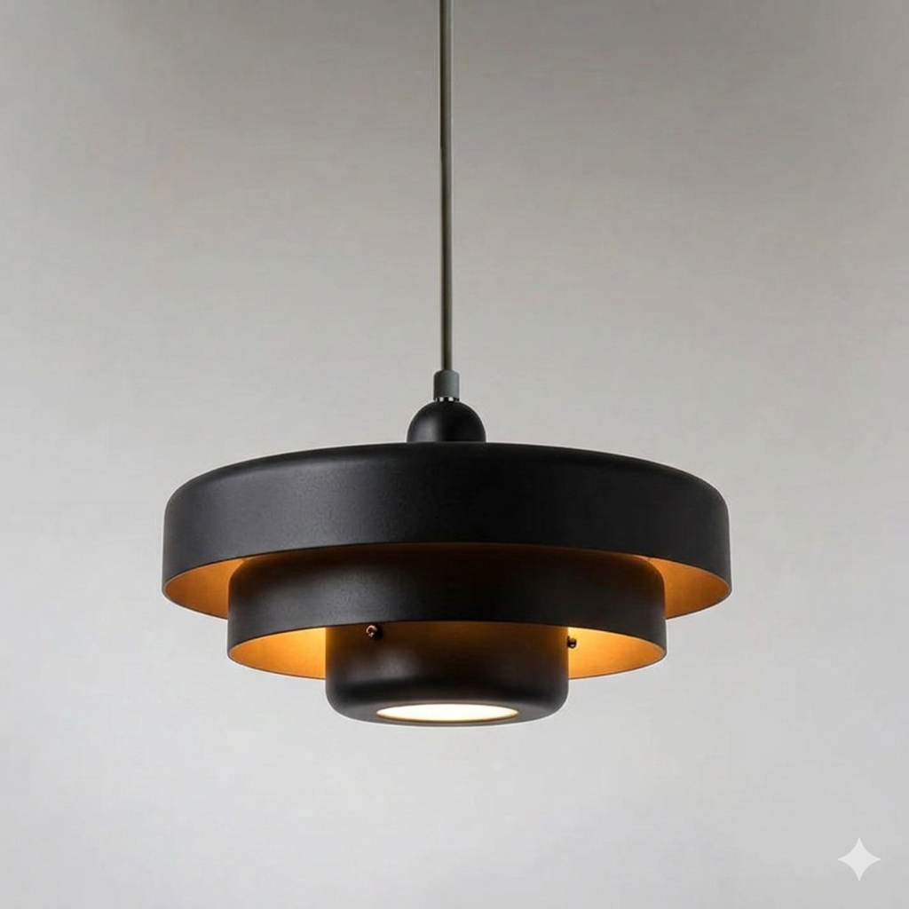 Industrial Metal Dome Pendant Light – Ceiling Hanging Lamp Chandelier for Modern Homes 30 C.M