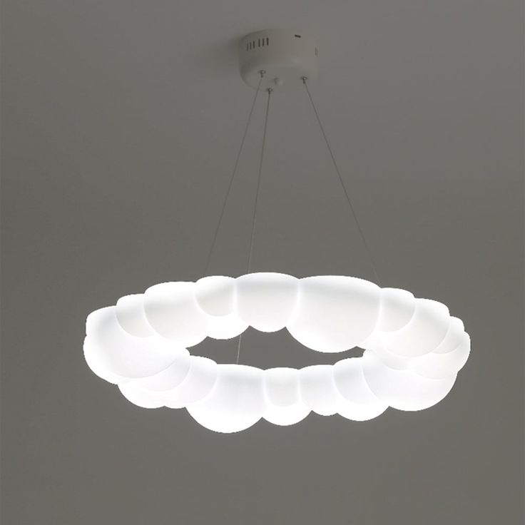 Cloud Shades LED Pendant Light – Modern Minimalist Bubble Chandelier for Living Room & Bedroom