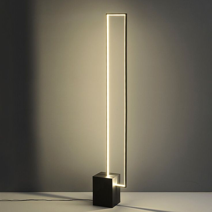 Modern Minimalist LED Floor Lamp – Slim Standing Light for Living Room, Bedroom & Office