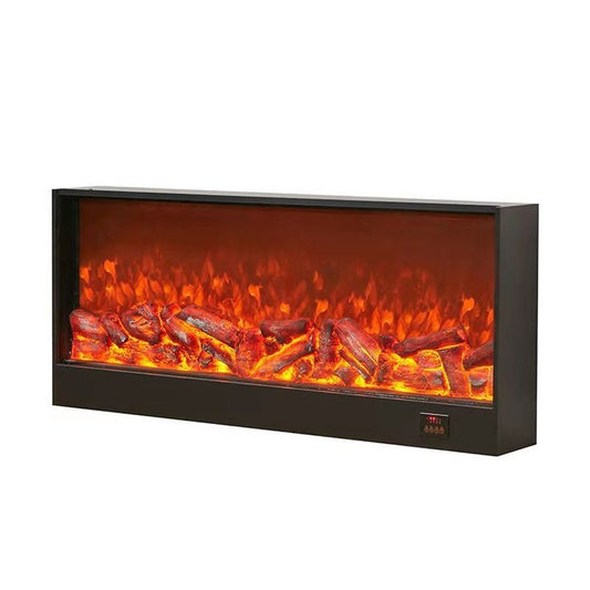 Modern Electric LED Fireplace Heater – Realistic Flame Wall Fireplace with Multiple Sizes