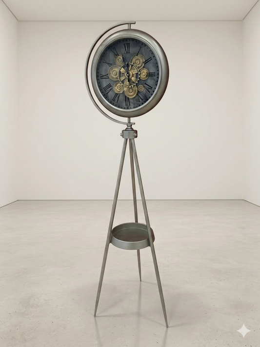 Navigator’s Heritage Gear Clock on Tripod Stand