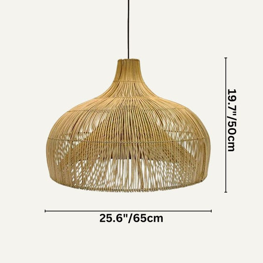 Bamboo Pendant Lamp β Handcrafte Lamp 60 C.M