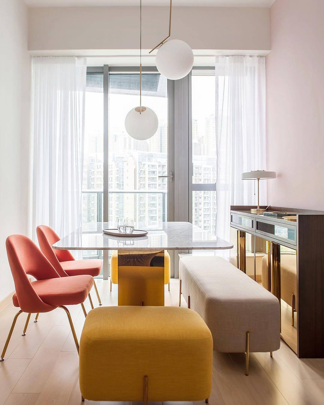 Golden Frosted Glass Globe Pendant Light β Mid-Century Modern Design