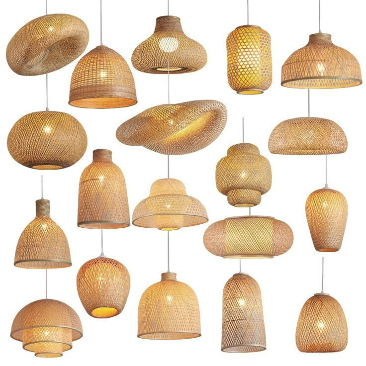 Rattan Hanging Pendant Lights