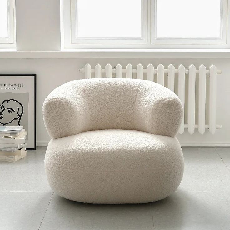 Creative Modern Lounge Sofa Chair – Sculpted Armchair for Living Room & Bedroom