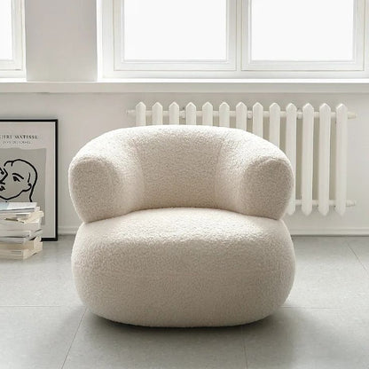 Creative Modern Lounge Sofa Chair – Sculpted Armchair for Living Room & Bedroom