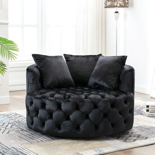 Luxury Oversized Velvet Cuddle Chair