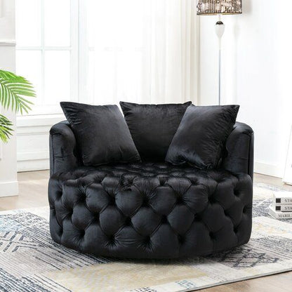 Luxury Oversized Velvet Cuddle Chair