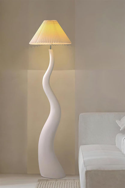 Nordic Cream Floor Lamp – French-Inspired Elegance for Modern Living