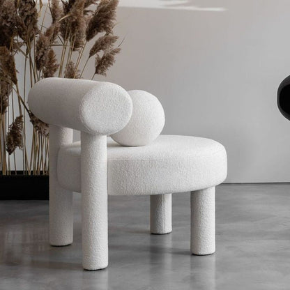 Minimalist Cylindrical Accent Chair