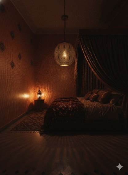 Handcrafted Brass Orb Pendant Light