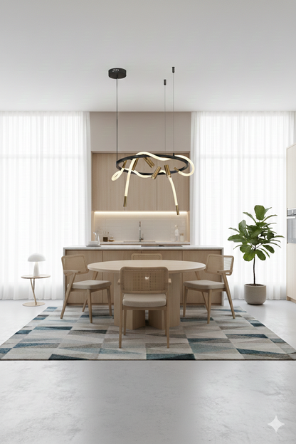 Modern Abstract LED Chandelier