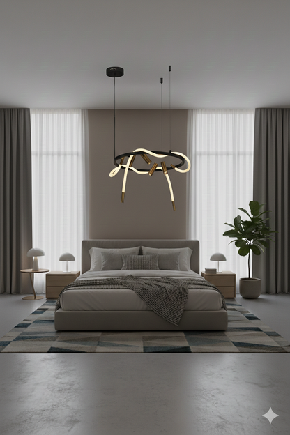 Modern Abstract LED Chandelier