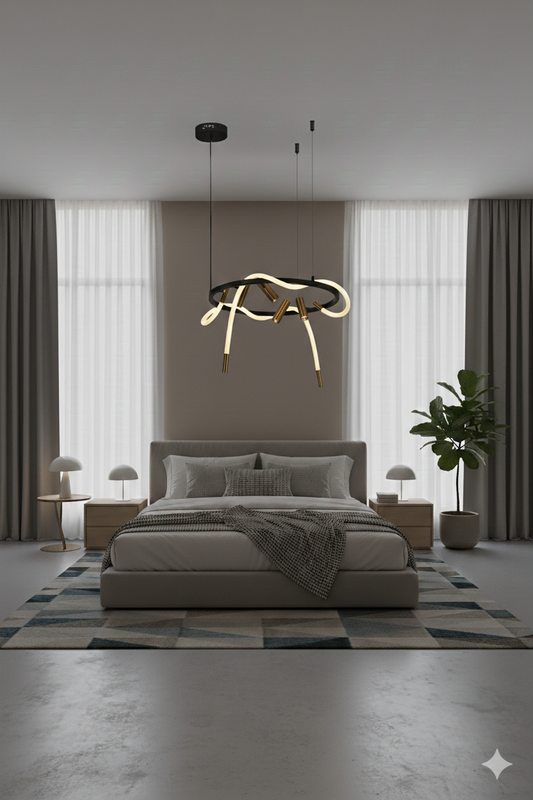 Modern Abstract LED Chandelier