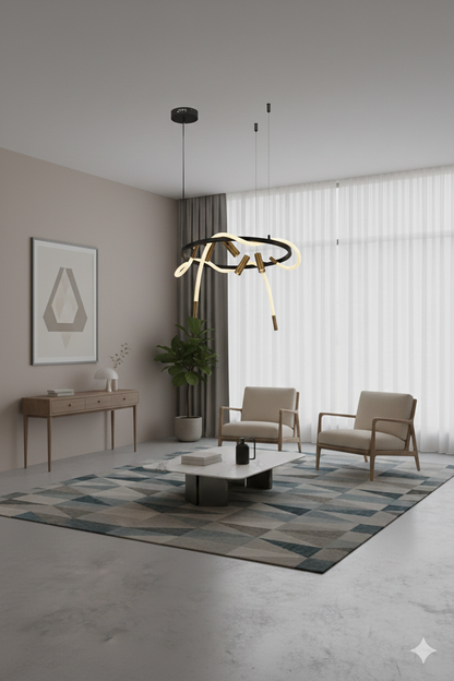 Modern Abstract LED Chandelier