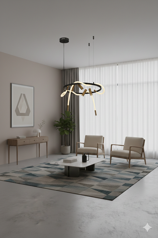 Modern Abstract LED Chandelier