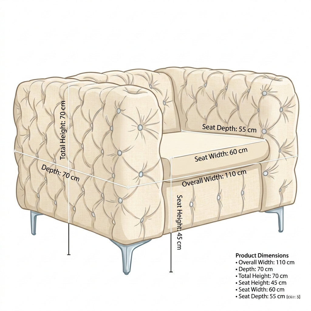 Modern Tufted Velvet Loveseat Sofa – Compact Luxury Accent Couch