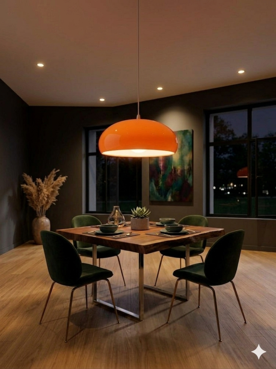 Multicolour Changing LED Pendant Light – Modern Color Changing Ceiling Lamp for Dining Room, Living Room & Bedroom Lighting