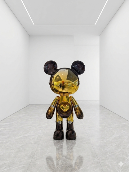 Luxury Bear Gift Sculpture Lamp – Modern Decorative Art Collection