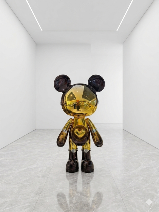 Luxury Bear Gift Sculpture Lamp – Modern Decorative Art Collection