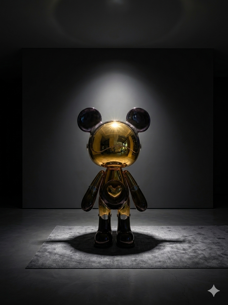 Luxury Bear Gift Sculpture Lamp – Modern Decorative Art Collection