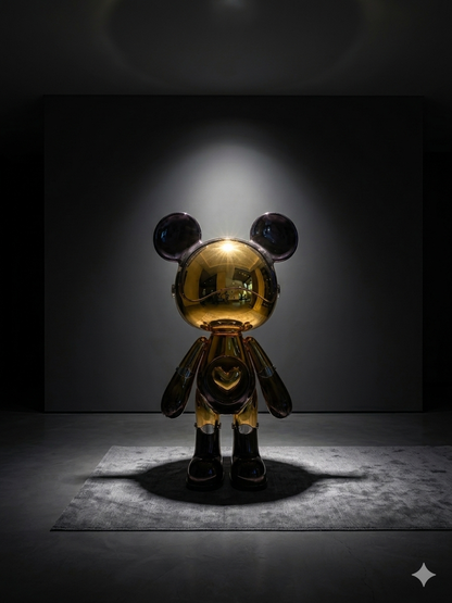 Luxury Bear Gift Sculpture Lamp – Modern Decorative Art Collection
