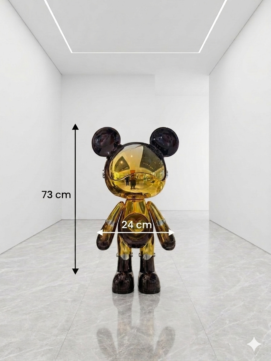 Luxury Bear Gift Sculpture Lamp – Modern Decorative Art Collection