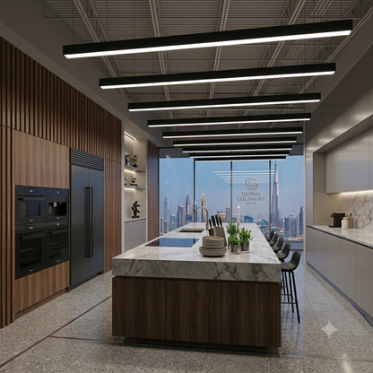 Modern LED Linear Suspension Light 120/240mm, Matte Black & White 3000K-6500K CCT Switchable