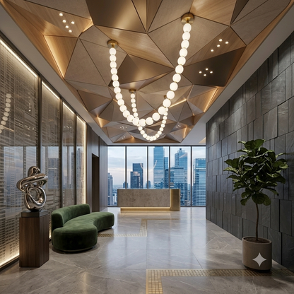 Luxury U-Shaped Necklace Chandelier with Frosted Glass Spheres | Modern LED Brass Pendant Light | 1M, 2M & 3M