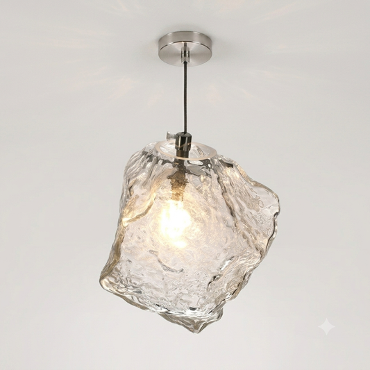 Simple & Creative Ice Cube Lava Chandelier – Adjustable LED Pendant Light 30 C.M