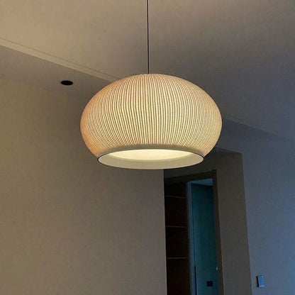 Modern Nordic Oval Pendant Light – Creative White Lantern Chandelier for Living Room & Bedroom