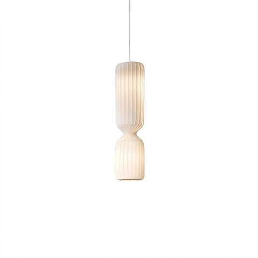 Modern Nordic Twist Pendant Light – Vertical Ripple Design ( Single Pieces)