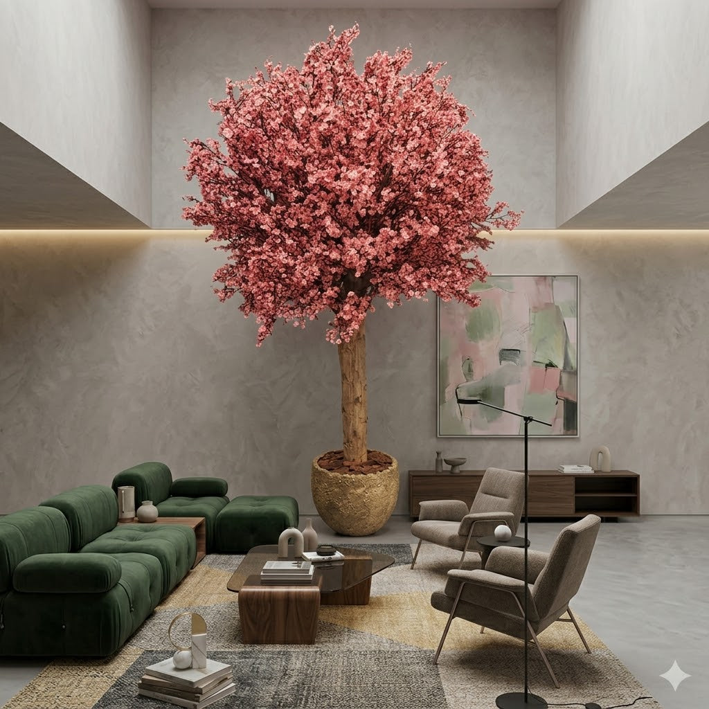 Large Artificial Cherry Blossom Faux Tree - 180cm