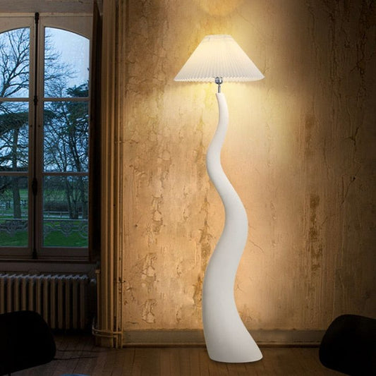 Nordic Cream Floor Lamp – French-Inspired Elegance for Modern Living