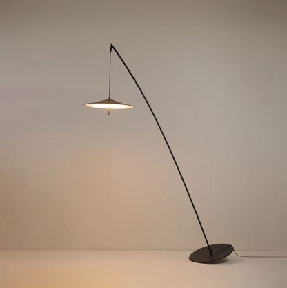 Minimalist Tall Pole Lamp with Foot Switch, Soft Warm Lighting & Acrylic Shade for Living Room & Bedroom