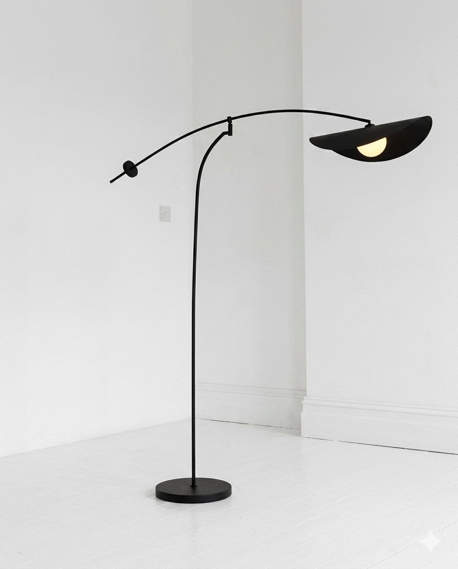 Minimalist Glass Globe Standing Lamp