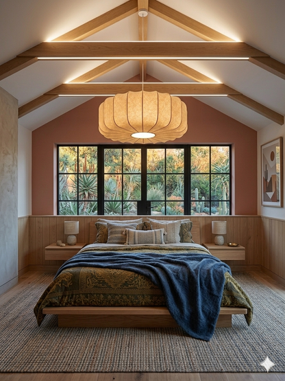 40cm Modern Pumpkin Paper Pendant Light – Minimalist Origami Ceiling Chandelier