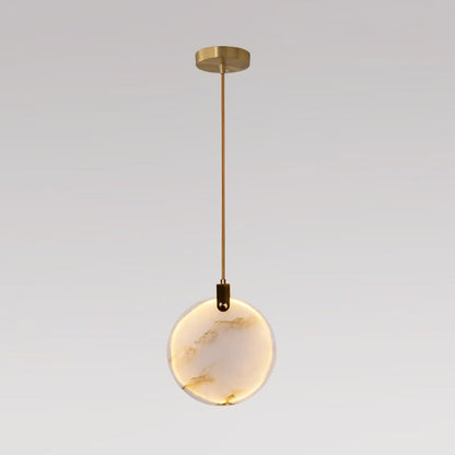 Lorenzo Marble-Glow Pendant Light – Elegant Globe Hanging Lamp