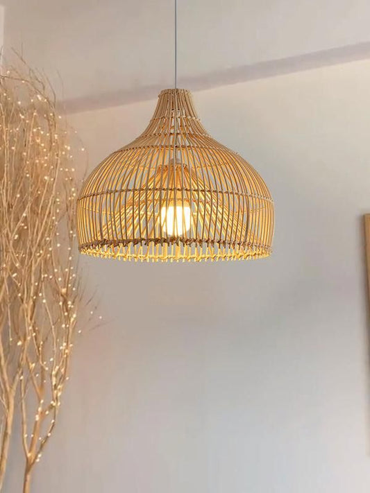 Bamboo Pendant Lamp – Handcrafte Lamp 60 C.M