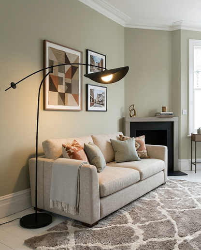Minimalist Glass Globe Standing Lamp