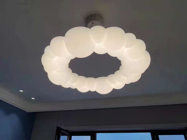 Cloud Shades LED Pendant Light – Modern Minimalist Bubble Chandelier for Living Room & Bedroom