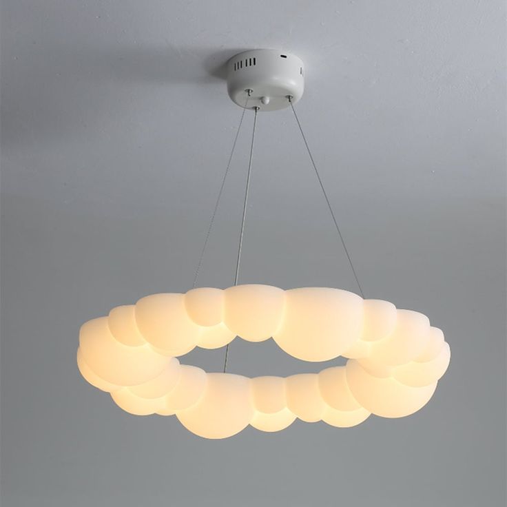Cloud Shades LED Pendant Light – Modern Minimalist Bubble Chandelier for Living Room & Bedroom