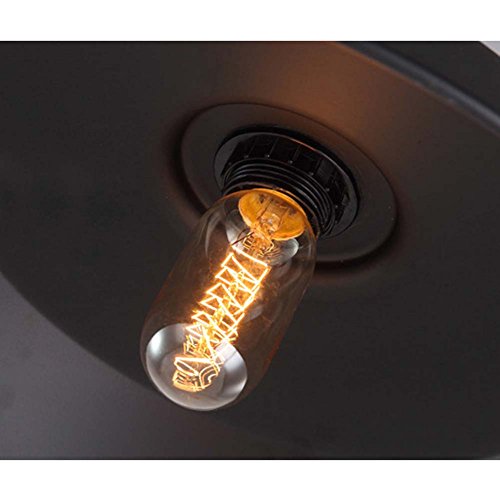 Industrial Retro Pendant Light – Black Hanging Lamp for Indoor Spaces