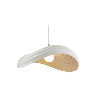 Boat Pendant Light – Flowing Resin E27 Ceiling Lamp Inspired by Ocean Diatoms