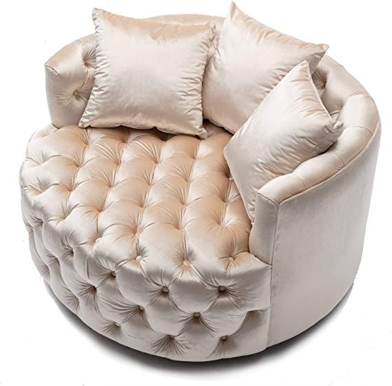 Luxury Oversized Velvet Cuddle Chair