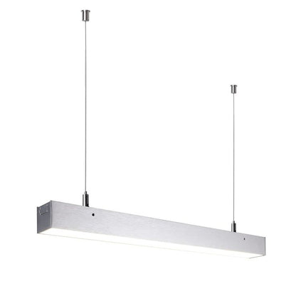 Modern LED Linear Suspension Light 120/240mm, Matte Black & White 3000K-6500K CCT Switchable