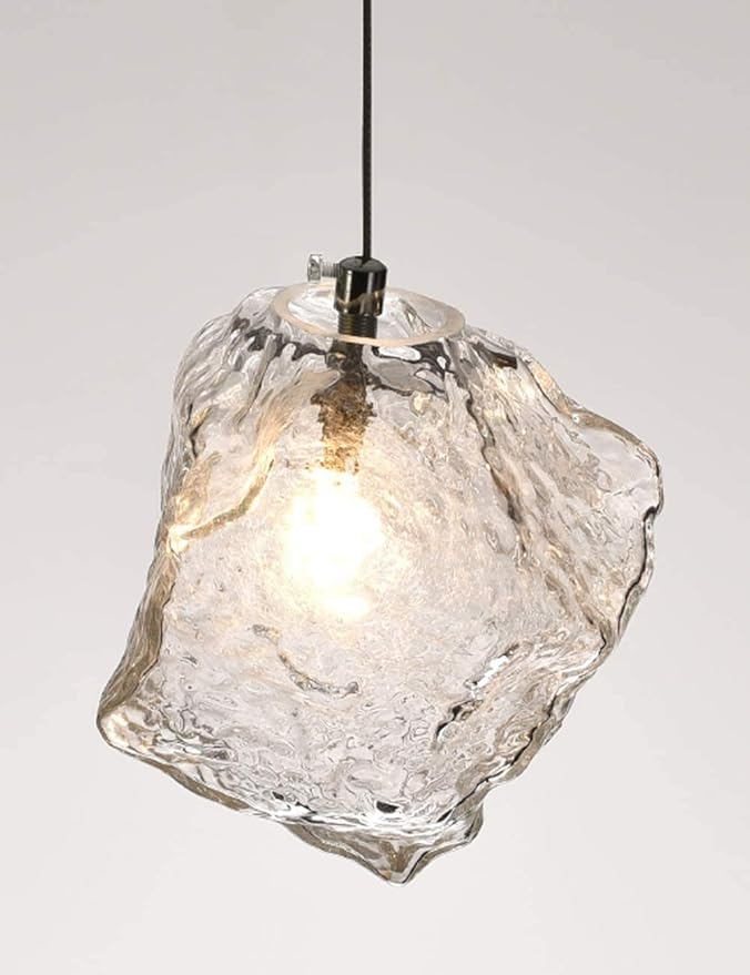 Simple & Creative Ice Cube Lava Chandelier – Adjustable LED Pendant Light 30 C.M