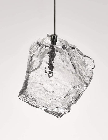 Simple & Creative Ice Cube Lava Chandelier – Adjustable LED Pendant Light 30 C.M