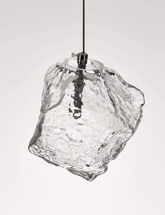 Simple & Creative Ice Cube Lava Chandelier – Adjustable LED Pendant Light 30 C.M